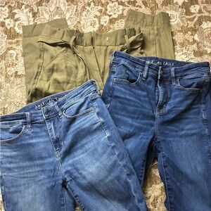 American Eagle Outfitters Women's Blue Skinny Jeans